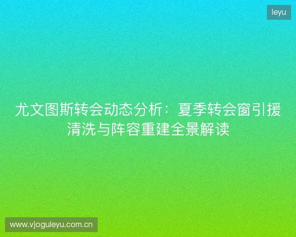 尤文图斯转会动态分析：夏季转会窗引援清洗与阵容重建全景解读